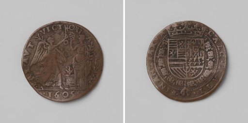Hope for peace in the Spanish Netherlands, calculation medal of the Council of Finance