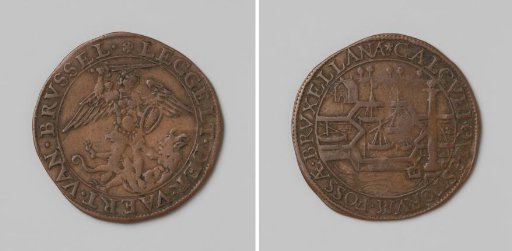 Voyage from Brussels, accounting token of the 'quaestors'