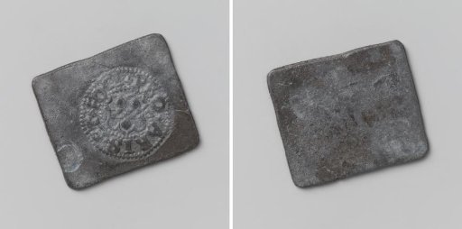 Ten stuiver, emergency coin from Woerden, struck during the siege
