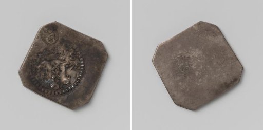 Five stuiver, emergency coin from Amsterdam, struck during the siege from municipal silver