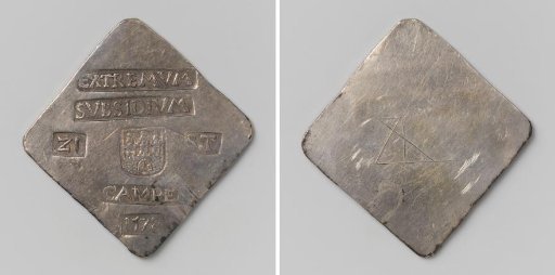 Thirty-One Stuiver, Emergency Coin from Kampen, Struck to Pay Arrears of Soldiers' Wages to the Garrison