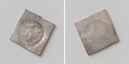 Eighteen stuiver, emergency coin from Brussels, cut by Spanish troops