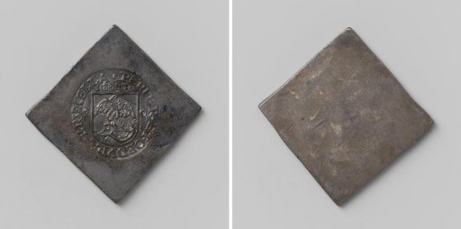 Eighteen stuiver, emergency coin from Brussels, cut by Spanish troops