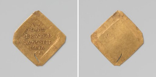 Four-guilder, emergency coin from Brussels, a forgery of an emergency coin struck during the siege