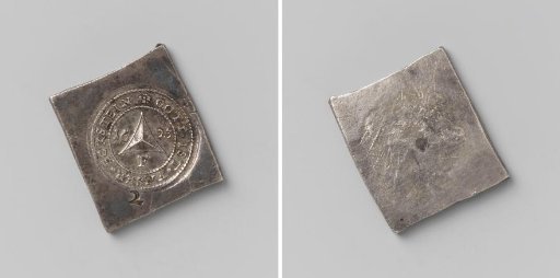 Half thaler; two units, emergency coin from Frankenthal, struck during the siege by Verdugo