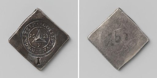 Quarter thaler; one unit, emergency coin from Frankenthal, struck during the siege by Verdugo