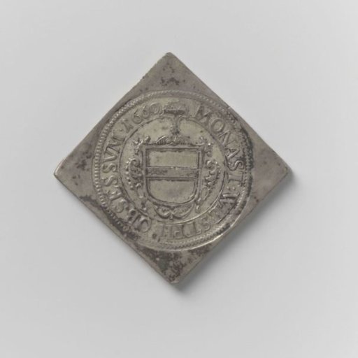 Taler, emergency coin from Münster, struck during the siege by Christoph Bernard van Galen, to pay the mercenaries who defended the city