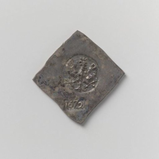 Eighth daalder, emergency coin from Deventer, minted during the siege from the council's silver to pay war costs