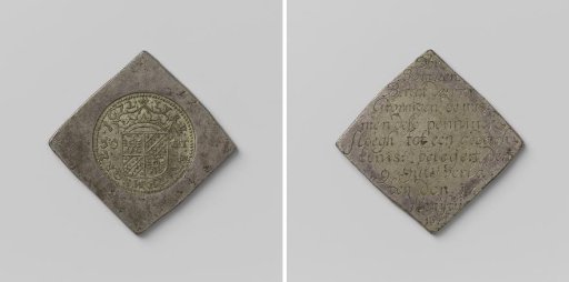 Daalder, emergency coin from Groningen, struck during the siege