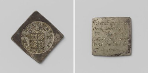 Quarter daalder, emergency coin from Groningen, struck during the siege