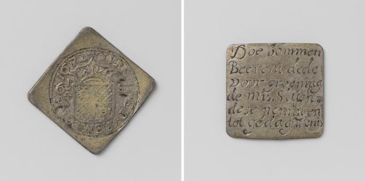 Eighth daalder, emergency coin from Groningen, struck during the siege