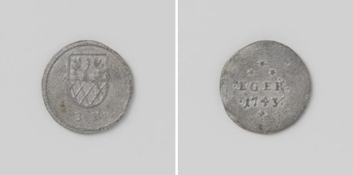 Three Kreuzer emergency coin from Eger, struck during the siege by the French