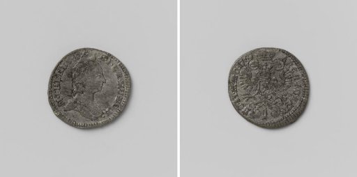 Kreuzer, emergency coin from Prague in the name of Maria Theresa, struck during the siege by the Prussians