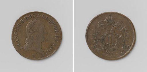 Kreuzer, emergency coin in the name of Francis II, Holy Roman Emperor, struck during the Napoleonic Wars
