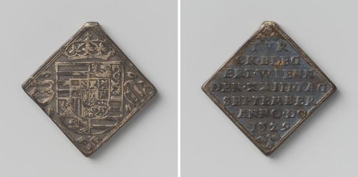 Commemorative medal of the siege of Vienna by the Turks, in the form of an emergency coin of half a thaler