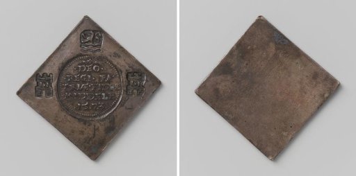 Half Daalder, Contemporary Forgery of an Emergency Coin from Middelburg, Struck During the Siege