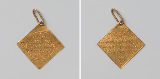 Crown, emergency coin from Middelburg, struck during the siege