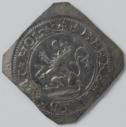 Half stuiver, emergency coin from Leiden, exchangeable for the paper emergency coins from the first phase of the siege