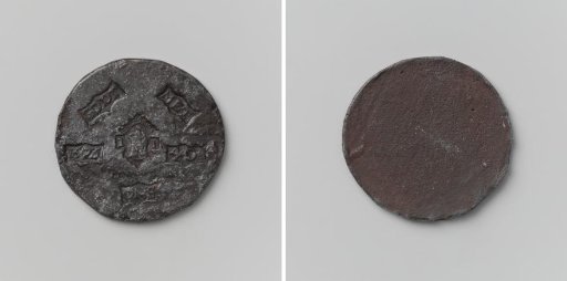 Forty stuiver (copy), siege coin from Oudewater, copy of a coin struck during the siege for the payment of the garrison that defended the city