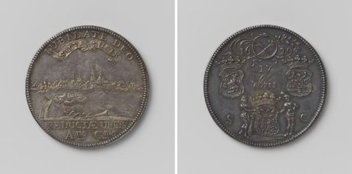 's-Hertogenbosch, council medal on the centenary of the capture of the town