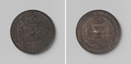 City of Emden, civic medal struck in honor of Captain Claes Tholen