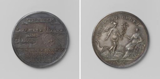 's-Hertogenbosch, city council medal on the construction of the road from 's-Hertogenbosch to Eindhoven