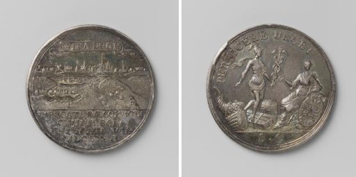 's-Hertogenbosch, city council medal on the construction of the road from 's-Hertogenbosch to Eindhoven