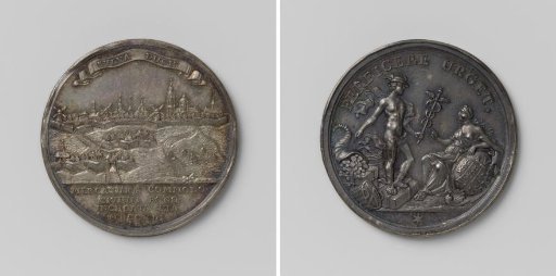 's-Hertogenbosch, council medal on the construction of the stone road from 's-Hertogenbosch to Eindhoven