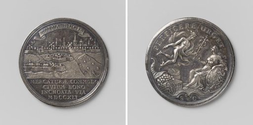 's-Hertogenbosch, Council Medal on the Construction of the Paved Road from 's-Hertogenbosch to Eindhoven