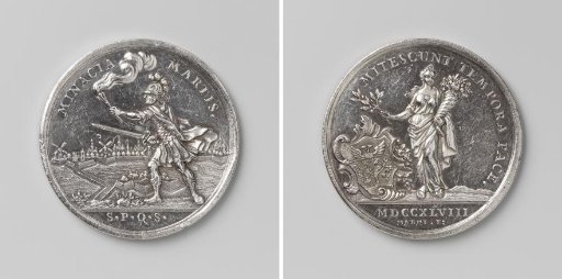 's-Hertogenbosch, council medal on the Peace of Aachen
