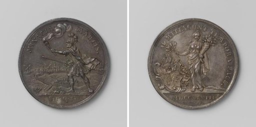 's-Hertogenbosch, council medal on the Peace of Aachen