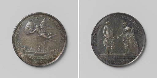 's-Hertogenbosch, Vroedschap medal on Lodewijk Willem Ernst, Duke of Brunswick-Wolfenbüttel, governor of 's-Hertogenbosch for 25 years