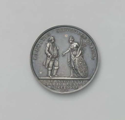 's-Hertogenbosch, Council Medal on Louis William Ernest, Duke of Brunswick-Wolfenbüttel, Governor of 's-Hertogenbosch for 25 Years