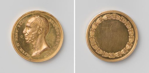 William II, King of the Netherlands, medal of the first size