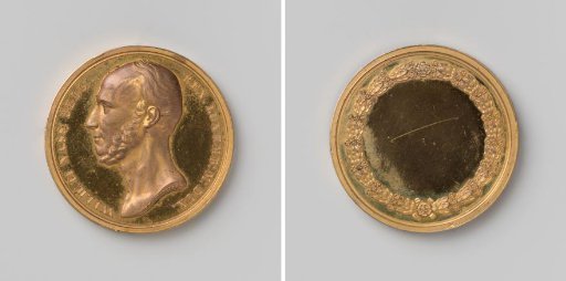 William II, King of the Netherlands, medal of the second size