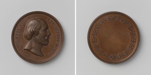 William III, King of the Netherlands, medal of the second size