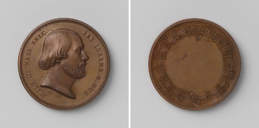William III, King of the Netherlands, medal of the third size