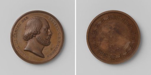 William III, King of the Netherlands, medal of the third size