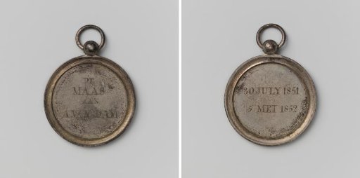 The Meuse, medal awarded to A. van Dam