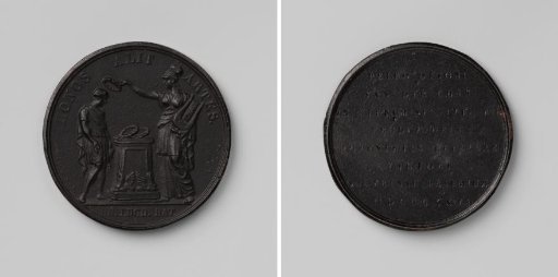 University of Leiden, medal awarded to Pieter Otto van der Chijs
