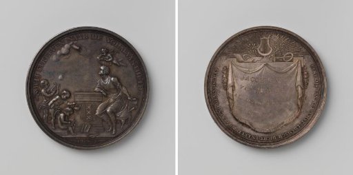 Medal awarded to Jacob Cuyck van Mierop by the Amsterdam Poetic and Literary Society "We strive for perfection"
