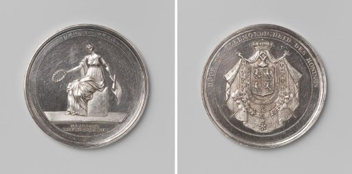 Tekenakademie Pictura in The Hague, medal awarded as third prize, in honor of Louis Napoleon, King of Holland