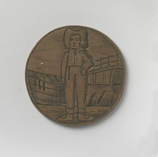 Grain carriers and dumpers guild of Amsterdam, guild medal by Jan Bruyning