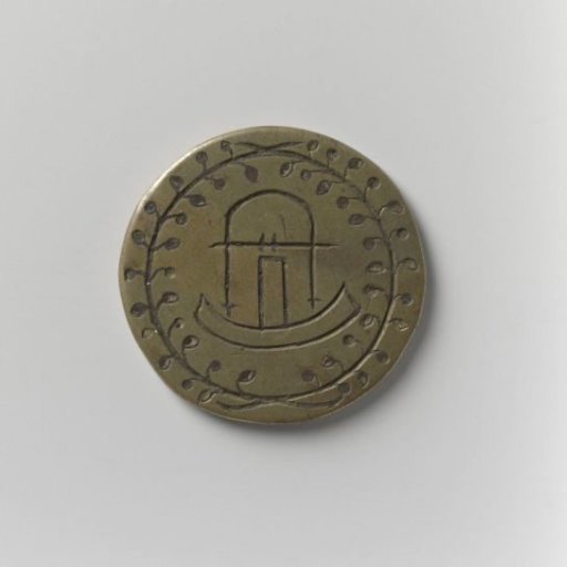 Guild medal of the Cooper and Wine Cellar Keepers' Guild of Amsterdam by Marten ten Hove, master cooper