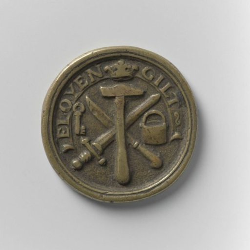 Guild Medal of the Blacksmiths' Guild of Saint Eloy, Amsterdam, in the name of Jacob [Pietersz?]