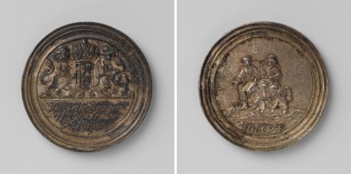 Amsterdam Timbermen's Guild, guild medal by Hendrik Haagen, overman and dean