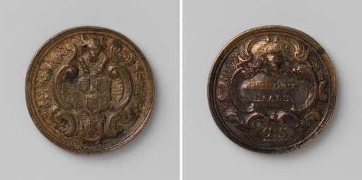 St. Lucas Guild of Amsterdam, guild medal by Hendrik Saals, glazier and painter