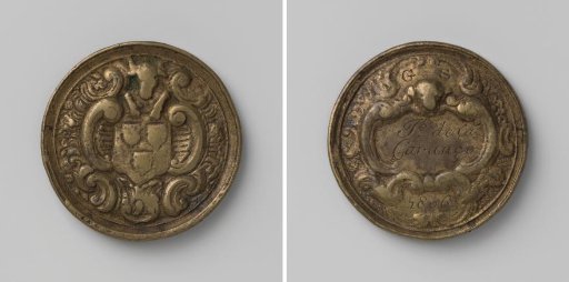 St. Lucas Guild of Amsterdam, guild medal in the name of Jacob de Ca Carance, glazier and painter