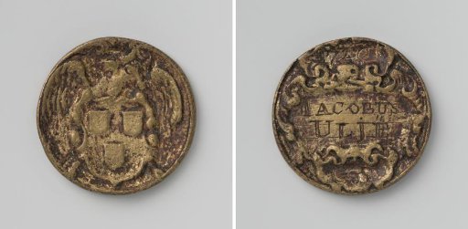 Guild of Saint Luke of Amsterdam, Guild Medal by Jacobus Ulje, Glassmaker and Painter