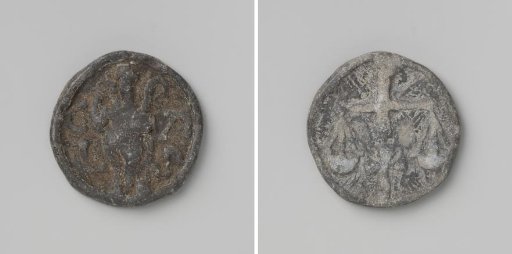 Bakers' and Brewers' Guild of Arnhem, a token entitling the poor to bread upon distribution